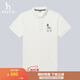哈吉斯（HAZZYS）男裝【倫敦時裝周同款】夏款內(nèi)搭短袖T恤男POLO衫ASTZE0BBE18 米黃色OW XL （180/100A 50）