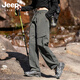 JEEP SPIRIT吉普新款沖鋒褲男女同款春夏戶外休閑速干防風(fēng)登山運(yùn)動徒步工裝褲 8810軍綠色 3XL 【推薦160-175斤】