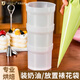 Vinland裱花袋放置架蛋糕奶油灌裝輔助器倒料支撐杯套裝收納烘焙工具商用 放置架+裱花袋50個+大號粉色刮刀