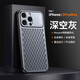 尚幸 蘋(píng)果iphone13手機殼13promax金屬鋁合金背板13pro蜂窩鏤空散熱殼鏡頭全包磨砂防摔手機保護殼套 蜂窩散熱殼/深空灰 【蘋(píng)果 13】