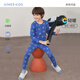 愛(ài)慕兒童（AIMER KIDS）男女童輕薄莫代爾印花兒童保暖內(nèi)衣套裝秋衣秋褲高彈透氣打底內(nèi)唯 男-太空火箭 140