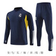 爵城系（Juechengxi） 足球服長(cháng)袖訓練服套裝男秋冬兒童成人運動(dòng)服足球外套AC米蘭長(cháng)袖 976#皇馬寶藍 XL【170-175cm】[110-130斤】