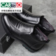 卡帝樂(lè )鱷魚(yú)（CARTELO）男士棉鞋冬季保暖加絨加厚羊毛鞋真皮高幫防滑中老年人爸爸棉皮鞋 黑色套腳 40