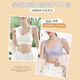 莫代爾無痕內(nèi)衣女小胸聚攏提拉收副乳防下垂胸罩運動美背心式無鋼圈文胸 奶白+淺藍【兩件裝更劃算】 M 【推薦95-110斤】