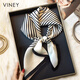 VINEY真絲絲巾2025新款桑蠶絲絲巾媽媽方巾女神節(jié)母親節(jié)禮物送女友老婆 米白-高端禮盒裝