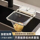 威爾基廚房水槽過濾網(wǎng)瀝水架食物殘渣濾網(wǎng)垃圾漏網(wǎng)洗碗池過濾器瀝水籃 白色【吸盤支架+100過濾網(wǎng)】