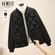 絲柏舍長(cháng)袖羽絨棉外套2026春裝新款女裝時(shí)尚顯瘦拼接棉衣