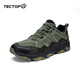 探拓（TECTOP）男鞋戶(hù)外休閑情侶款運(yùn)動(dòng)登山鞋防撞徒步鞋 灰豆綠/經(jīng)典黑-男 44