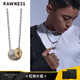 RAWNESS「杠鈴片組鎖骨項鏈」八片啞鈴片男士健身吊墜 美國RAWNESS契健 杠鈴片組鎖骨項鏈