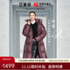 艾萊依星環(huán)系列鵝絨服2025男女情侶同款高充加厚連帽保暖外套 炭黑S