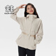 KOLON SPORT/可隆防水夾克 女子戶(hù)外戈爾科技透濕休閑商務(wù)防風(fēng)外套- LKWJ4AT560-GR 灰褐 XL 175/96A