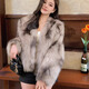 傲列維多利亞/2024新款整皮芬蘭進(jìn)口狐貍毛皮草外套女毛毛年輕款外套 圖片色 S