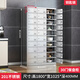 豫冠正304不銹鋼柜子儲物柜 工廠(chǎng)多門(mén)鞋柜食堂餐盤(pán)柜員工碗柜餐具物品柜 30門(mén)餐盤(pán)柜鑰匙鎖(201材質(zhì))