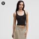 lululemon丨Smooth and Ribbed Nulu 女士低圓領(lǐng)運(yùn)動背心 LW1FB6S 黑色 XS /4