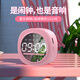 雅蘭仕無(wú)線(xiàn)藍牙音箱智能鬧鐘時(shí)鐘音響AI語(yǔ)音控制手機插卡便攜式迷你家用電腦微信收款播報小音響 S12粉【藍牙5.0/大音量/TF播放】