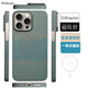Pinkson 蘋果13ProMax手機殼iPhone13凱夫拉碳纖維芳綸保護套商務(wù)超薄磨砂13PM防摔簡約 【Magsafe磁吸款/鈦金波浪紋】 【蘋果13ProMax】