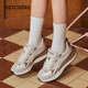 斯凱奇（Skechers）女鞋夏季透氣休閑鞋復(fù)古德訓(xùn)鞋百搭運(yùn)動(dòng)鞋軟底阿甘鞋板鞋155450