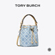 Tory Burch湯麗柏琦  T MONOGRAM迷你老花丹寧水桶包TB 167761 藍色 400 OS