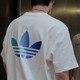 阿迪達斯（adidas）短袖T恤男士夏季新款三葉草運動(dòng)服針織透氣圓領(lǐng)休閑上衣IK8682 IK8683漢玉白 L