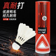 匹克匹克匹克羽毛球耐打球館專業(yè)訓(xùn)練鴨毛不易打爛硬球頭6只12只裝 BK01（新手訓(xùn)練）鴨毛6只 1筒