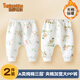雅嬰世族（YAYINGSHIZU）嬰兒大屁屁褲秋冬夾棉保暖睡褲男女寶寶純棉加厚棉褲可外穿大PP褲 （梅花鹿+叢林象） 保暖大屁屁褲 80 (參考高70-80/21斤內)