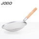 巨博（JOBO）商用不銹鋼過濾網(wǎng)漏勺油格28.5cm木柄30目隔渣密漏網(wǎng)篩勺打沫勺
