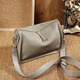 巖牛托特包包2024新款女包2023斜挎單肩真皮大容量通勤腋下大包 大象灰