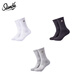 SLAMBLE男長(cháng)筒襪潮加厚吸汗運動(dòng)中高筒糖果色大碼男襪 黑白灰*3 M（37.5-42）