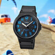 卡西歐（CASIO）學(xué)生運(yùn)動表兒童手表小黑表百搭休閑MQ-24-7B2 7B 1B 7E2 石英表 MW-240-2B  男款 【附加貼膜】