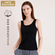 小護士?jì)纫?女士背心吊帶 棉工字背心透氣女式吊帶背心打底衫無(wú)袖跨欄  黑色 XL /175/105 大碼（2尺3-2尺7）