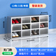 鑫歐辰不銹鋼鞋柜凈化無(wú)塵車(chē)間實(shí)驗室醫院換鞋凳單雙面員工多層換鞋柜 單面三層12格（加厚304不銹鋼）