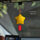 優(yōu)束一顆幸運星汽車(chē)掛件后視鏡掛飾手工木雕可愛(ài)吊墜好運常伴車(chē)內飾品 幸運星+好運愛(ài)心