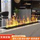 摩霄3d霧化壁爐嵌入式電子壁爐仿真火焰裝飾壁爐 長(cháng)1200自動(dòng)加水款