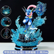 電邁寵物小精靈寶可夢(mèng)模型神奇寶貝動(dòng)漫周邊雕像擺件 甲賀忍蛙進(jìn)化組3 甲賀忍蛙進(jìn)化組33cm[可發(fā)光]