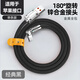 凡銳 蘋(píng)果數據線(xiàn)手機充電線(xiàn)鋅合金彎頭USB數據線(xiàn)適用于iPhone14 13 12 11 X 8 7plus 【2條裝】黑色(1M)