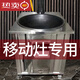 山頭林村移動(dòng)灶大鐵鍋家用無(wú)涂層柴火灶生鐵鍋農(nóng)村老式土灶加厚鑄鐵鍋  厘米 64cm
