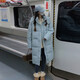 恩若凡大學(xué)生穿的羽絨服女生長款加厚服女冬季中過膝今年流行服時(shí)尚外套 淺藍(lán)色 S 建議80-100斤