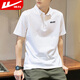 回力短袖t恤男裝polo領(lǐng)衫透氣夏季T恤翻領(lǐng)速干冰絲感休閑運動(dòng)服上衣