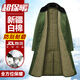 尤薩軍大衣冬季加絨加厚東北零下冷庫防寒服棉襖老式軍棉大衣男女正品 軍綠色天然純棉花（一體不可拆） 均碼/適合120-180斤
