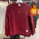 耐克（NIKE）衛衣外套男裝2025春秋季新款運動(dòng)服加絨保暖本命年套頭衫IB5567 IB5567-677紅色新年款加絨 2XL