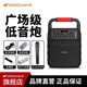 山水（SANSUI）藍牙音響廣場(chǎng)舞戶(hù)外k歌一體機大功率大音量喇叭小型功放設備手提便攜家用播放器擴音器收款音箱 旗艦版單麥【帶32G優(yōu)盤(pán)】
