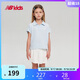 NEW BALANCE4-14歲女童夏季百褶校園風(fēng)T恤短裙套裝
