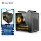 動(dòng)力火車(chē)（PowerTrain）未知玩家X300黑色MATX機(jī)箱臺(tái)式電腦Type-C玻璃側(cè)透立式桌面主機(jī)ITX外殼 支持240水冷 雙提手