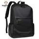 薩帕卡拉品牌休閑雙肩包男旅行大容量電腦背包簡(jiǎn)約牛津布學(xué)生書(shū)包 霧黑色  30x15x45cm