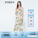 PORTS寶姿 新品 女裝無(wú)袖印花高腰連體褲LN8P100HPT041 粉色印花 L (8)