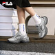 FILA 斐樂官方魚刺3代老爹鞋女鞋2025春夏休閑鞋厚底增高鞋運(yùn)動(dòng)鞋
