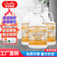 超寶靜電吸塵埃劑3.8升大瓶裝DFF020塵推地拖油除塵劑牽塵液商用大理石瓷磚木地板增亮防滑清潔劑 超寶靜電吸塵埃劑/一箱4瓶（送工具）