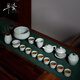井瓷景德鎮(zhèn)汝窯功夫茶具整套裝高端茶杯送長(zhǎng)輩領(lǐng)導(dǎo)客戶老師喬遷禮禮物 汝窯套裝-禮盒裝 14頭