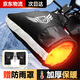 夢多福 電動車手把套 冬季摩托車把套防雨罩加絨加厚手套防風(fēng)保暖防水套 黑色大口把套+防雨罩雙層保暖