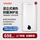 雅麗詩(shī)豎立式電熱水器電家用出租房公寓儲(chǔ)水式超薄扁桶型雙內(nèi)膽2000W速熱衛(wèi)生間洗澡機(jī)上門安裝 40L 2000W DF豎式纖薄扁桶款包安裝